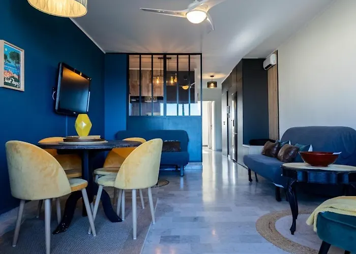 Lägenhet Le Diamant Bleu- & Parking Prive