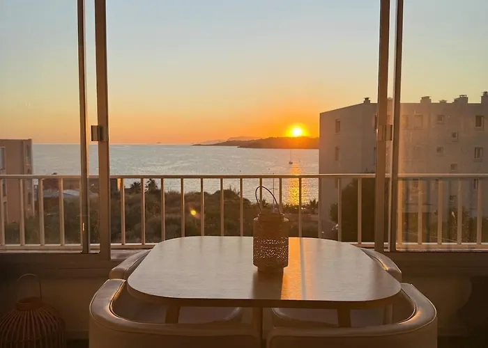 Le Diamant Bleu- & Parking Prive Lägenhet Six-Fours-les-Plages